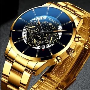 Golden Geneva Watch